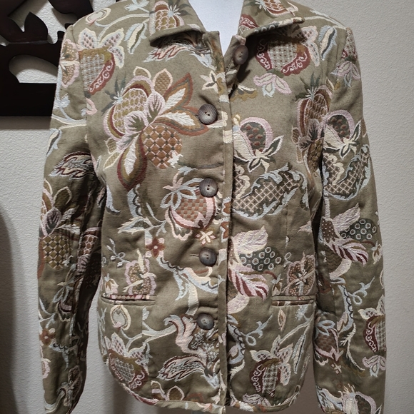 Napa Valley fully lined brocade blazer - Picture 1 of 6